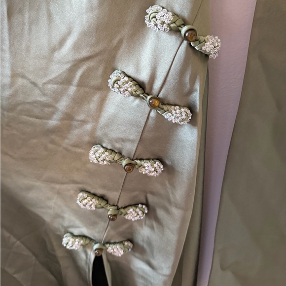 SAU LEE Priscilla Gown in Olive Green - Picture 8 of 8